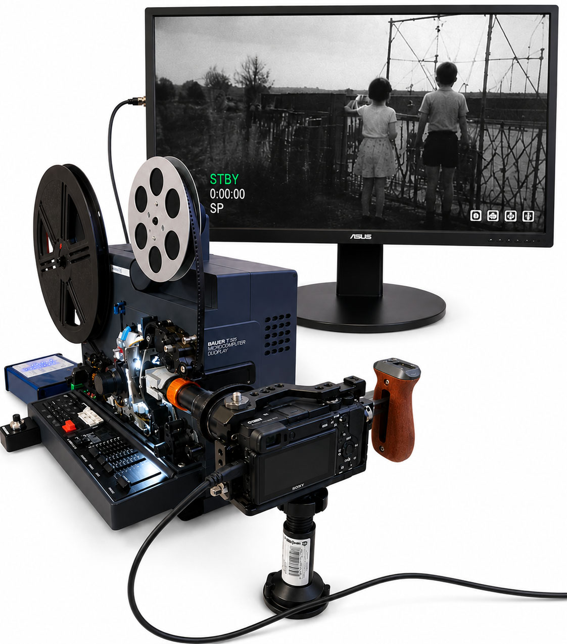 Všechna technika pro digitalizaci 8mm filmů