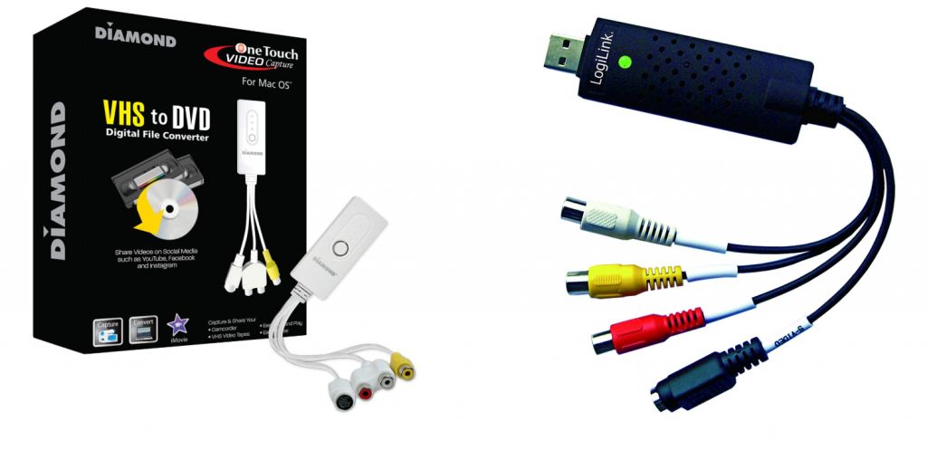 USB VHS grabber USB VHS grabber pro domácí digitalizaci videokazet