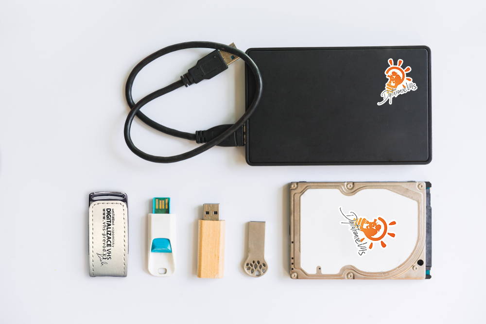 USB flash disk a externí pevný disk – příprava média pro digitalizaci videa