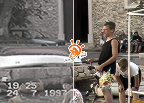 Remastering pomocí umělé inteligence AI pro VHS a další kamerové kazety
