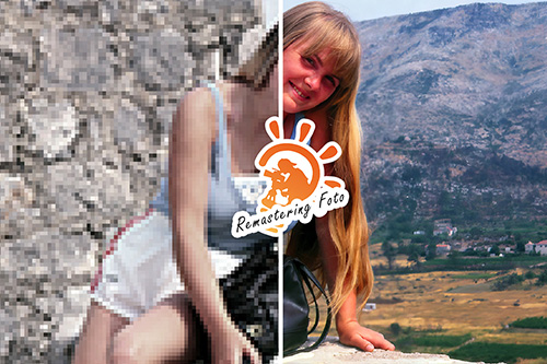 Remastering Upscale fotografií