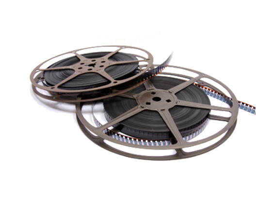 Filmový kotouč s osmimilimetrovým filmem