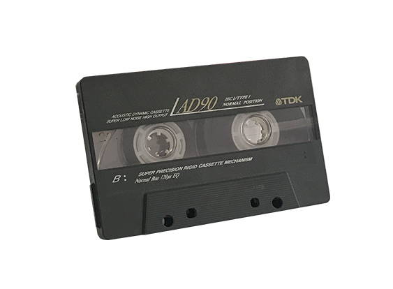Kompaktní audiokazeta pro záznam zvuku